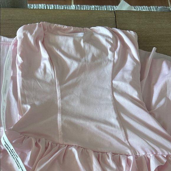 Lucy in the Sky Light Pink Strapless Dress - Picture 4 of 5